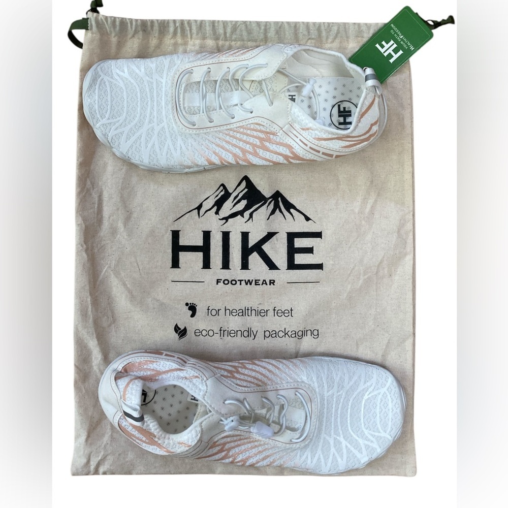Hike Lorax Pro- Healthy Non-slip Barefoot 🦶 Shoes size 43 white/pink NWT - Picture 4 of 12